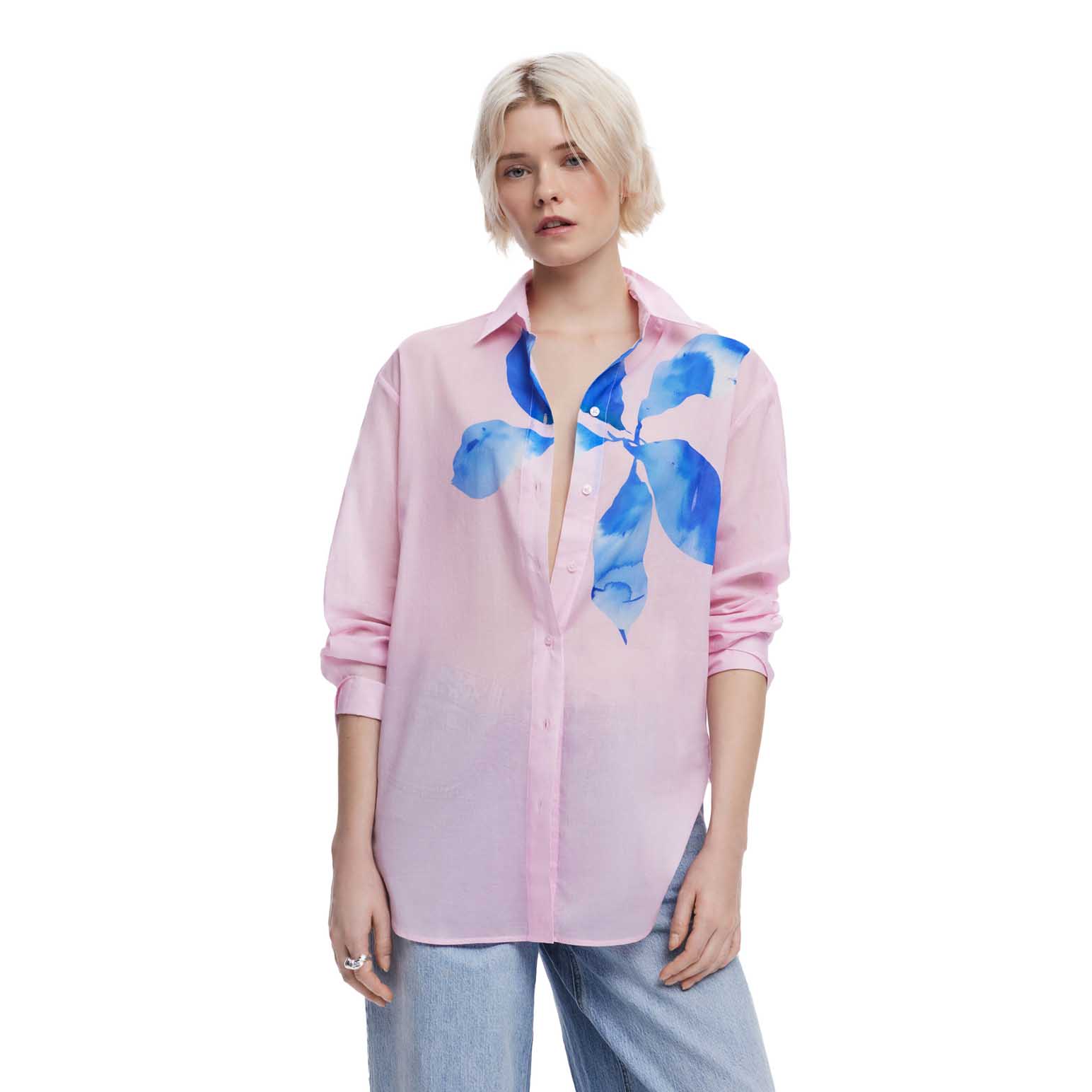 Desigual Water Flower Lacroix Shirt